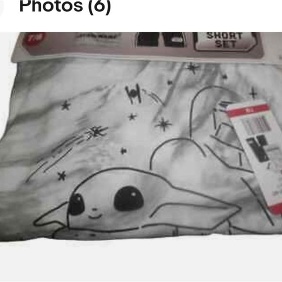 NEW Disney Star Wars The Mandalorian 2-Piece Short Set Star Wars Boys Short Set - Picture 2 of 2